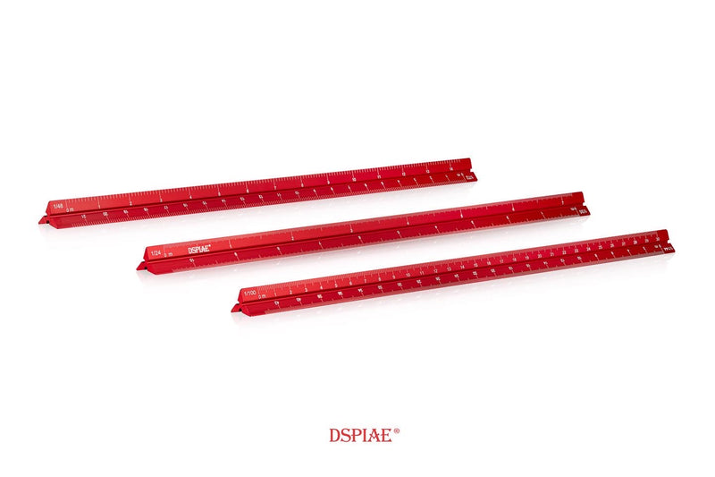 DSPIAE AT-AS Aluminum Alloy Scale Ruler