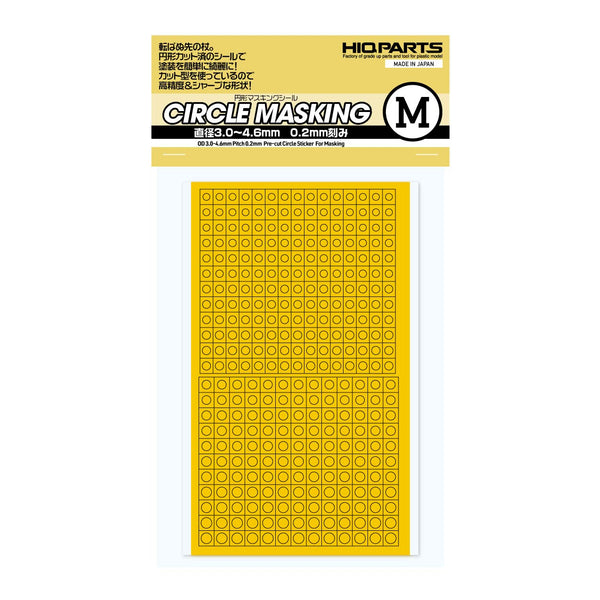 HIQ Parts - Circular masking sticker M (1 sheet included)