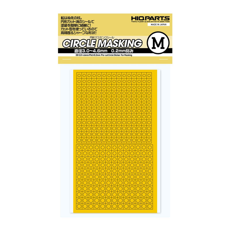 HIQ Parts - Circular masking sticker M (1 sheet included)