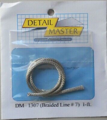 Detail Master DM-1307 Braided Line #7 Wire .100 1ft