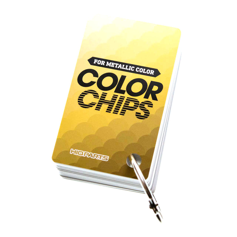 HIQ Parts - Color chip for metallic color (70 sheets per set)