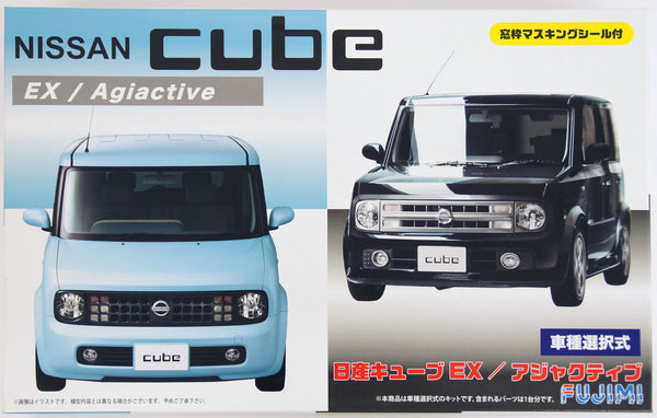 Fujimi 1/24 Nissan Cube EX/Adjuctive Convertible Kit w/Window Frame Masking Seal
