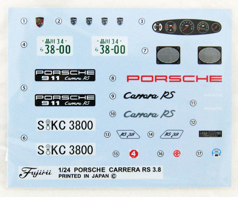 Fujimi 1/24 Porsche 911 Carrera 3.8 RSR