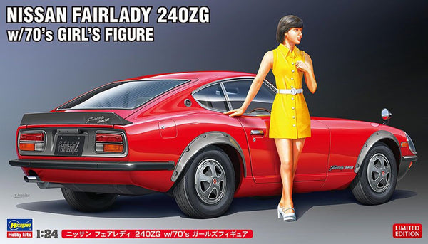 Hasegawa 1/24 Nissan Fairlady 240ZG w/70’S Girl’s Figure