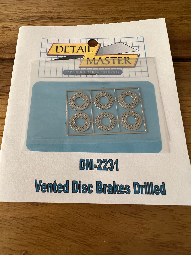 Detail Master DM-2231 Vented Disc Brakes 11” Drilled