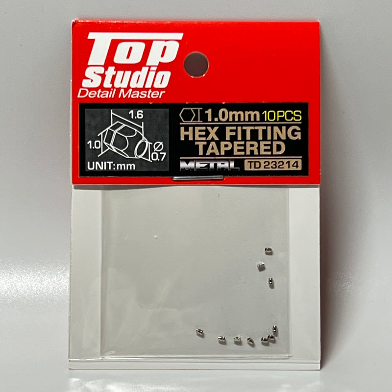 Top Studio 1.0mm Hex Fitting Tapered TD23214