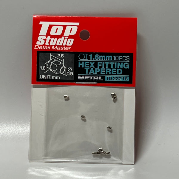 Top Studio 1.6mm Hex Fitting Tapered TD23216