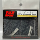 Top Studio TD23200 1/24-20 (0.8mm) resin hose joints