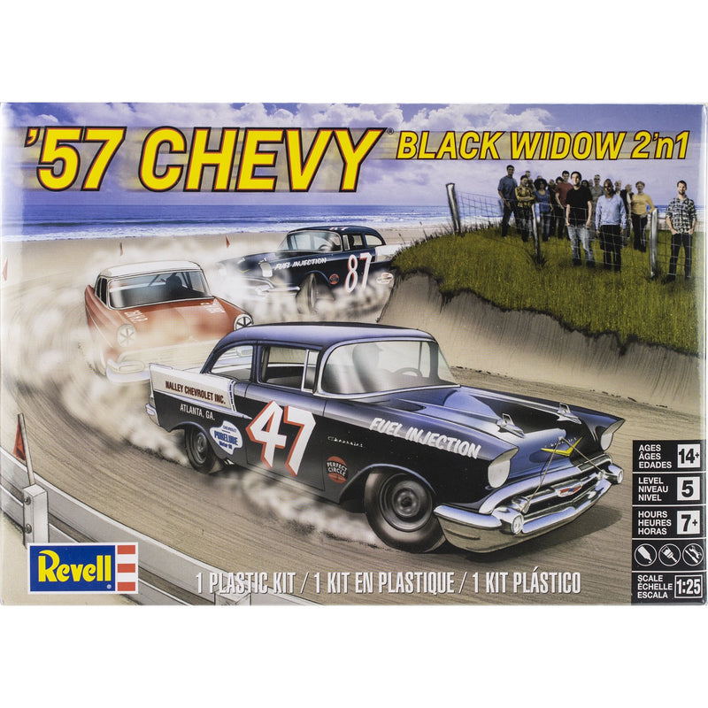 REVELL - 1/25 1957 Chevy Black Widow 2 'n 1