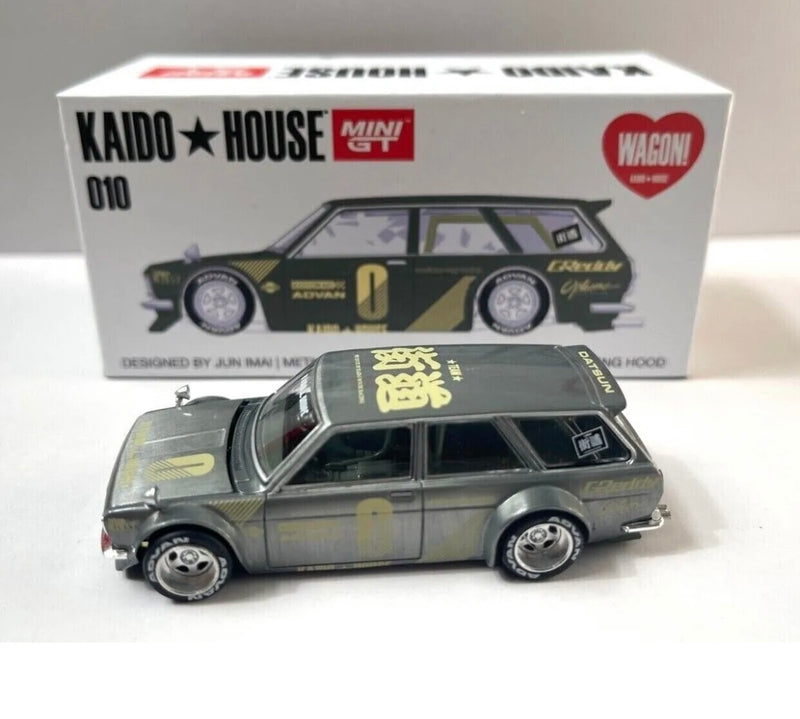 Kaido House x Mini GT 1:64 Datsun 510 Wagon Green Chase