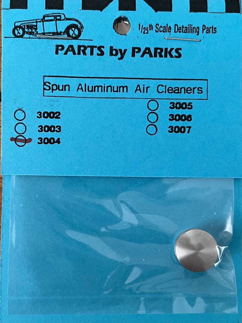 PARTS BY PARKS PBP-3004 1/24-1/25 Air Cleaner (Spun Aluminum)