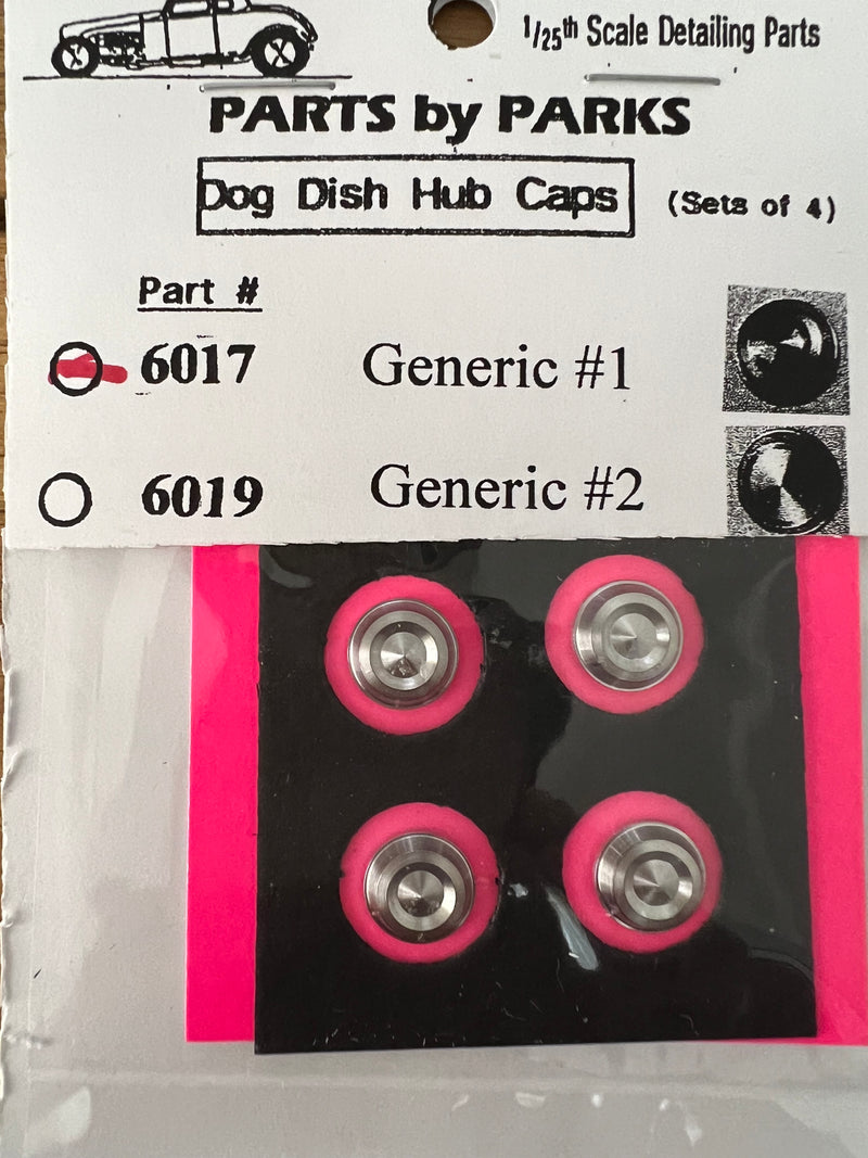 PARTS BY PARKS PBP-6017 1/24-1/25 Dog Dish Hub Caps