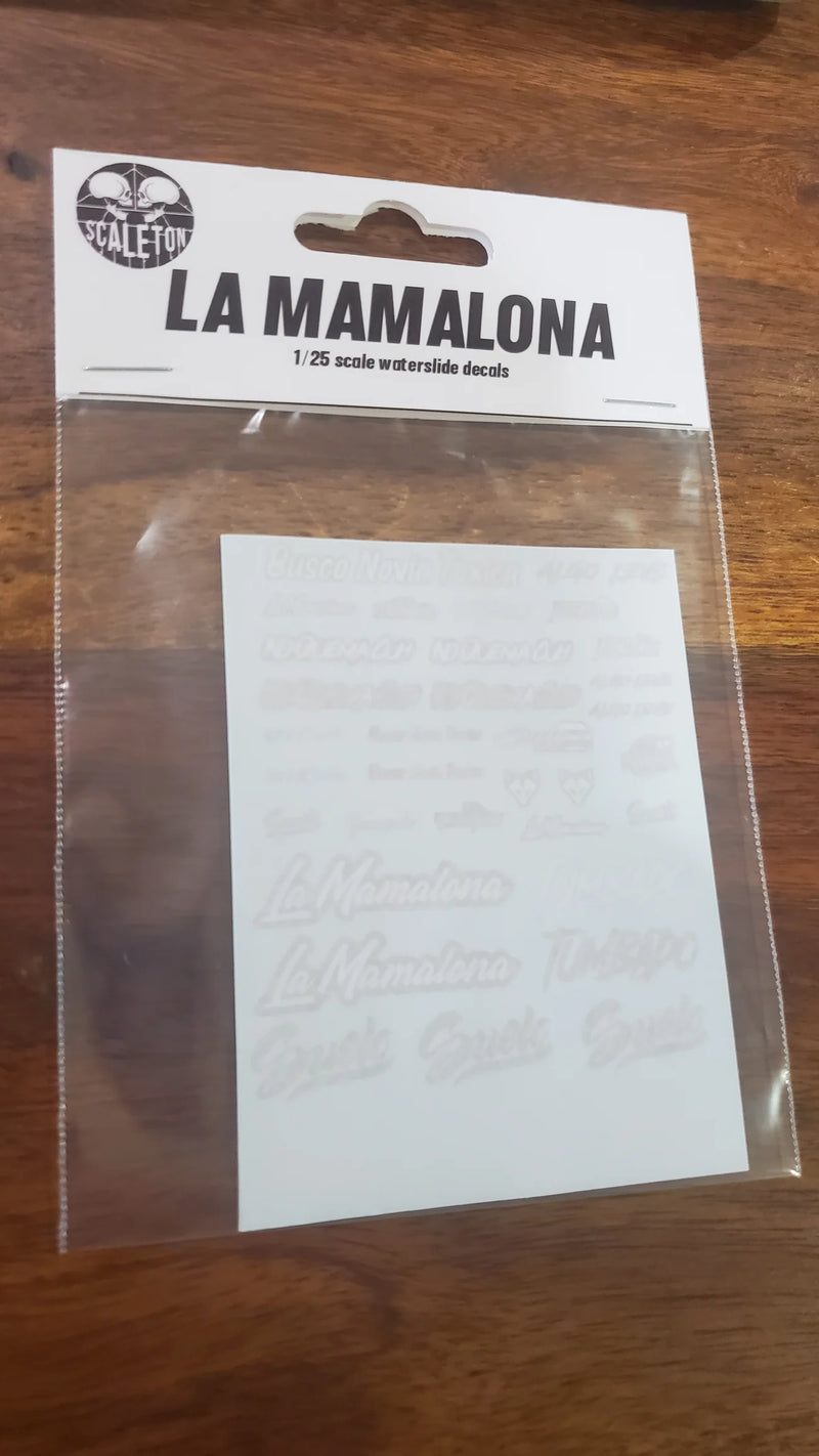 Scaleton - LA MAMALONA Decal 1/25 scale