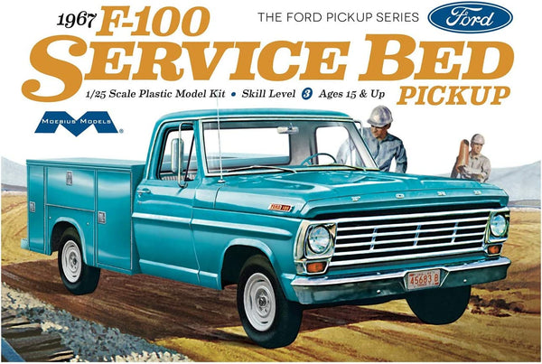 Moebius Models 1/25 1967 Ford F-100 Service Bed Pickup