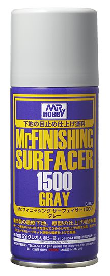 Mr. Hobby Mr. Finishing Surfacer 1500 Grey 170ml (Spray)