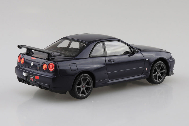 Aoshima 1/32 Nissan R34 Skyline GT-R (Midnight Purple III)