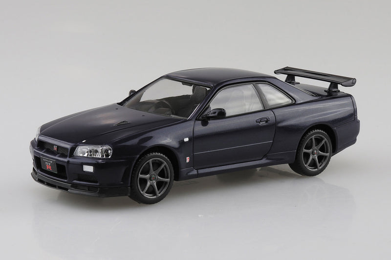 Aoshima 1/32 Nissan R34 Skyline GT-R (Midnight Purple III)