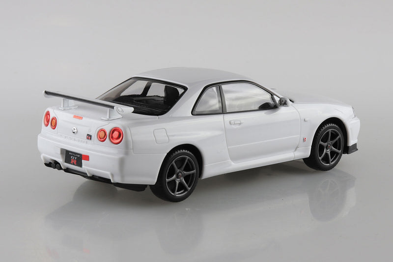 Aoshima 1/32 Nissan R34 Skyline GT-R (White)