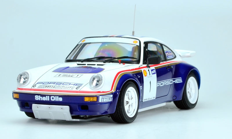 NuNu Hobby 1/24 Racing Series: Porsche 911 SC RS '84 Oman Rally Winner