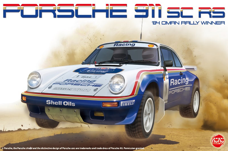 NuNu Hobby 1/24 Racing Series: Porsche 911 SC RS '84 Oman Rally Winner