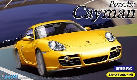 Fujimi 1/24 Porsche Cayman/Cayman S with Window Frame Masking Seal