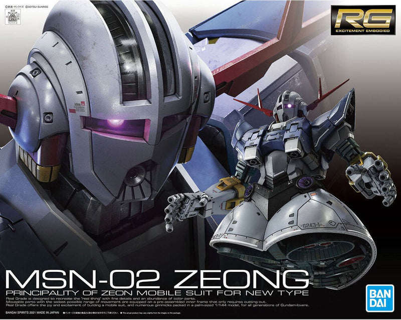 BANDAI - 1/144 Gundam Real Grade Series: MSN02 Zeong
