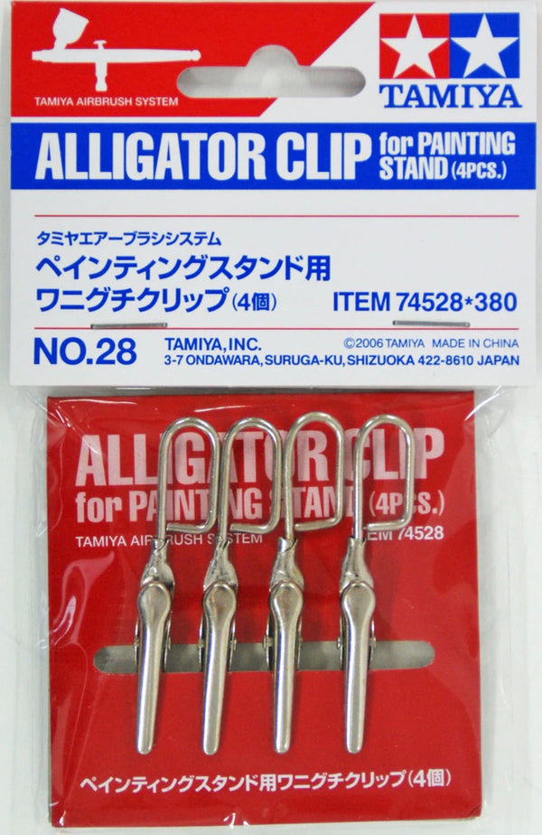 Tamiya 74528 Alligator Clips for Painting Stand (4pcs)