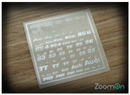 ZoomOn ZD025 Audi logo metal sticker