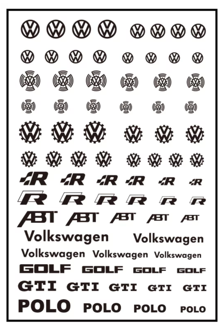 ZoomOn ZD017 Volkswagen logo metal sticker