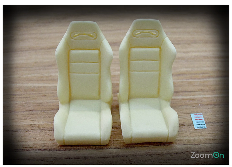 ZoomOn Z006 1/24 Recaro SR3 bucket seat