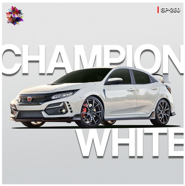 Splash Paints Honda Champion White SP-260
