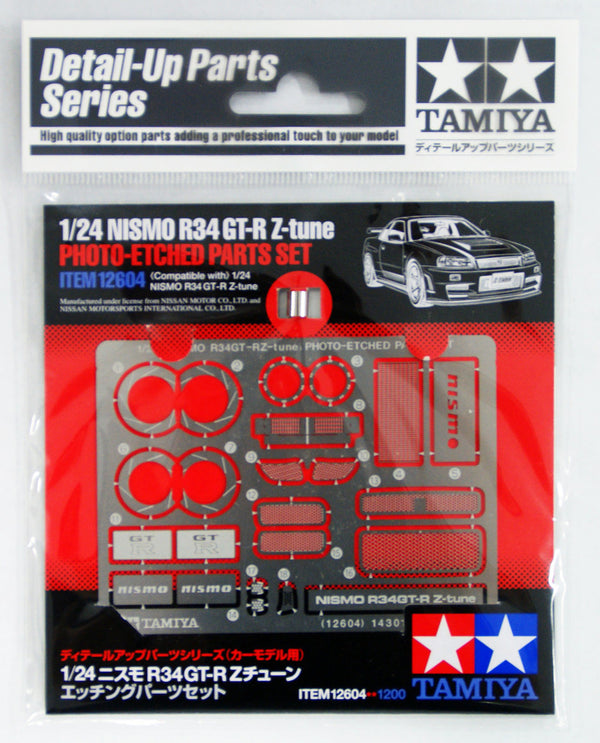 Tamiya 12604 NISMO R34 GT-R Z-tune Photo-Etched Parts Set 1/24 Scale