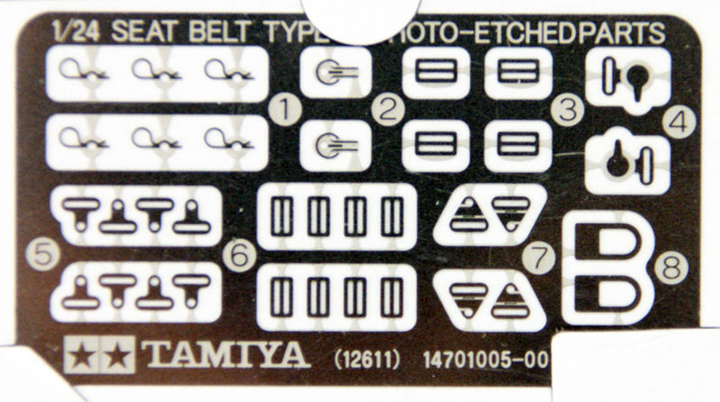 Tamiya 12611 ings Z-Power Wing Parts Set 1/24 Scale