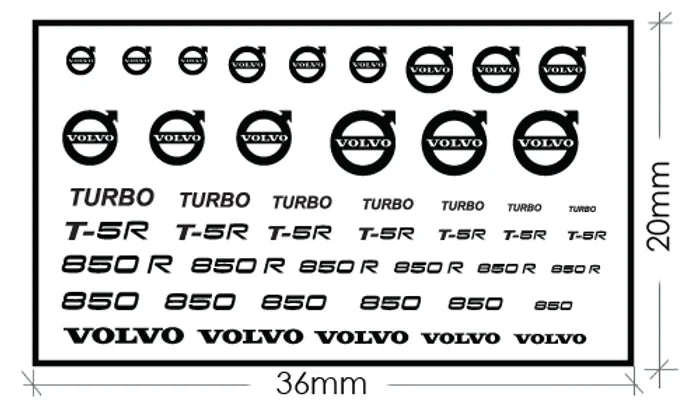 ZoomOn ZD016 Volvo logo metal sticker
