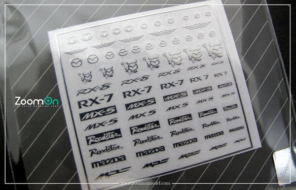 ZoomOn ZD028 Mazda metal sticker