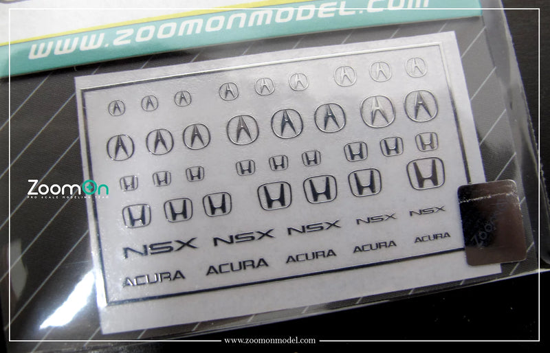 ZoomOn ZD029 Honda & Acura logo metal sticker