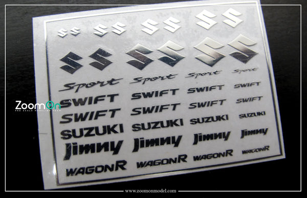 ZoomOn ZD035 Suzuki metal sticker