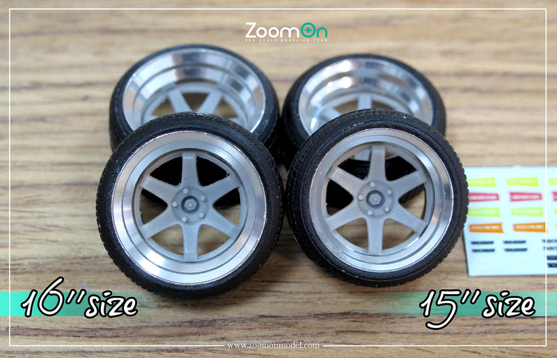 Zoomon ZR045 Rays Volk Racing TE37SL Tire & Wheel Set