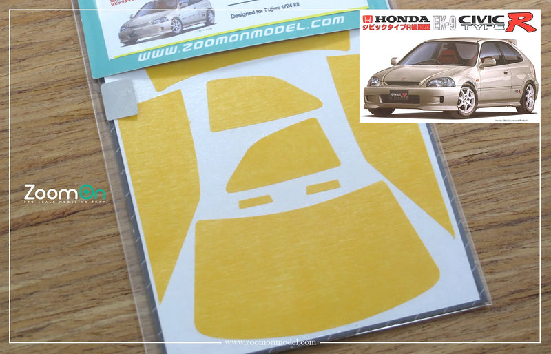 ZoomOn ZD054 Window & light painting masks - Honda Civic Type R