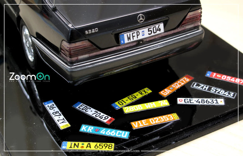 ZoomOn ZD168 European Union License Plates B zoomon-zd168-european-union-license-plates-b