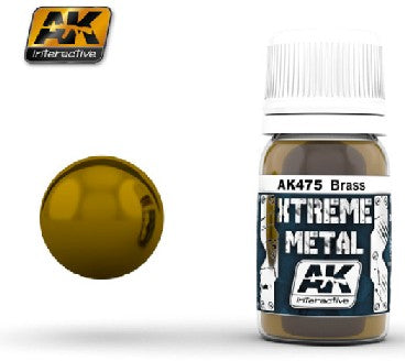 AK-INTERACTIVE AKI-475 Xtreme Metal Brass Metallic Paint 30ml Bottle