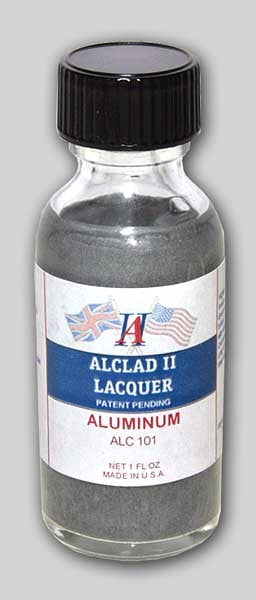 ALCLAD II ALC-101 1oz. Bottle Aluminum Lacquer