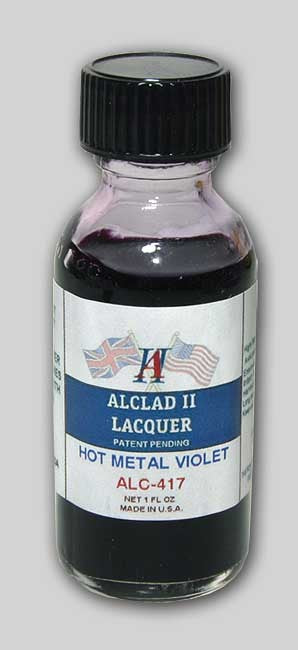 ALCLAD II ALC-417 1oz. Bottle Hot Metal Violet Lacquer