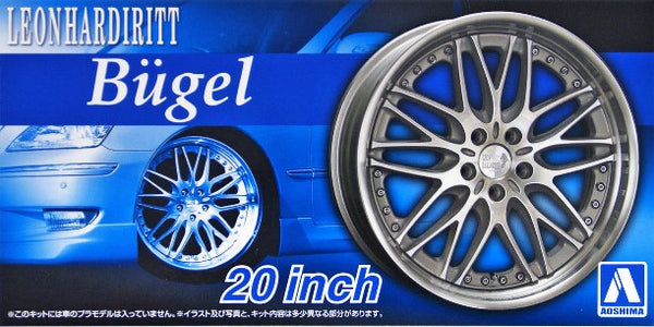 Aoshima 1/24 Leonhardiritt Bugel 20" Tire & Wheel Set