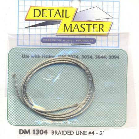 Detail Master DM-1304 Braided Line #4 Wire .045