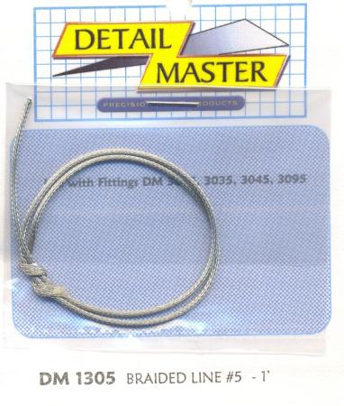 Detail Master DM-1305 Braided Line Wire #5 .060