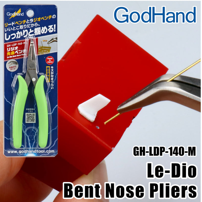 GodHand - Le-Dio Bent Nose Pliers GH-LDP-140-M