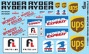 Gofer Racing GOF-11066 1/24-1/25 Delivery Van Decals