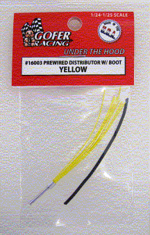 GOFER RACING Prewired Distributor Yellow