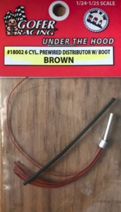 GOFER RACING Brown 6-Cylinder Prewired Distributor